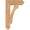 Ekena Millwork Imperial Arts & Crafts Smooth Bracket, Western Red Cedar, 3 1/2"W x 14"D x 22"H BKT04X14X22IMP03SWR - alternate 2